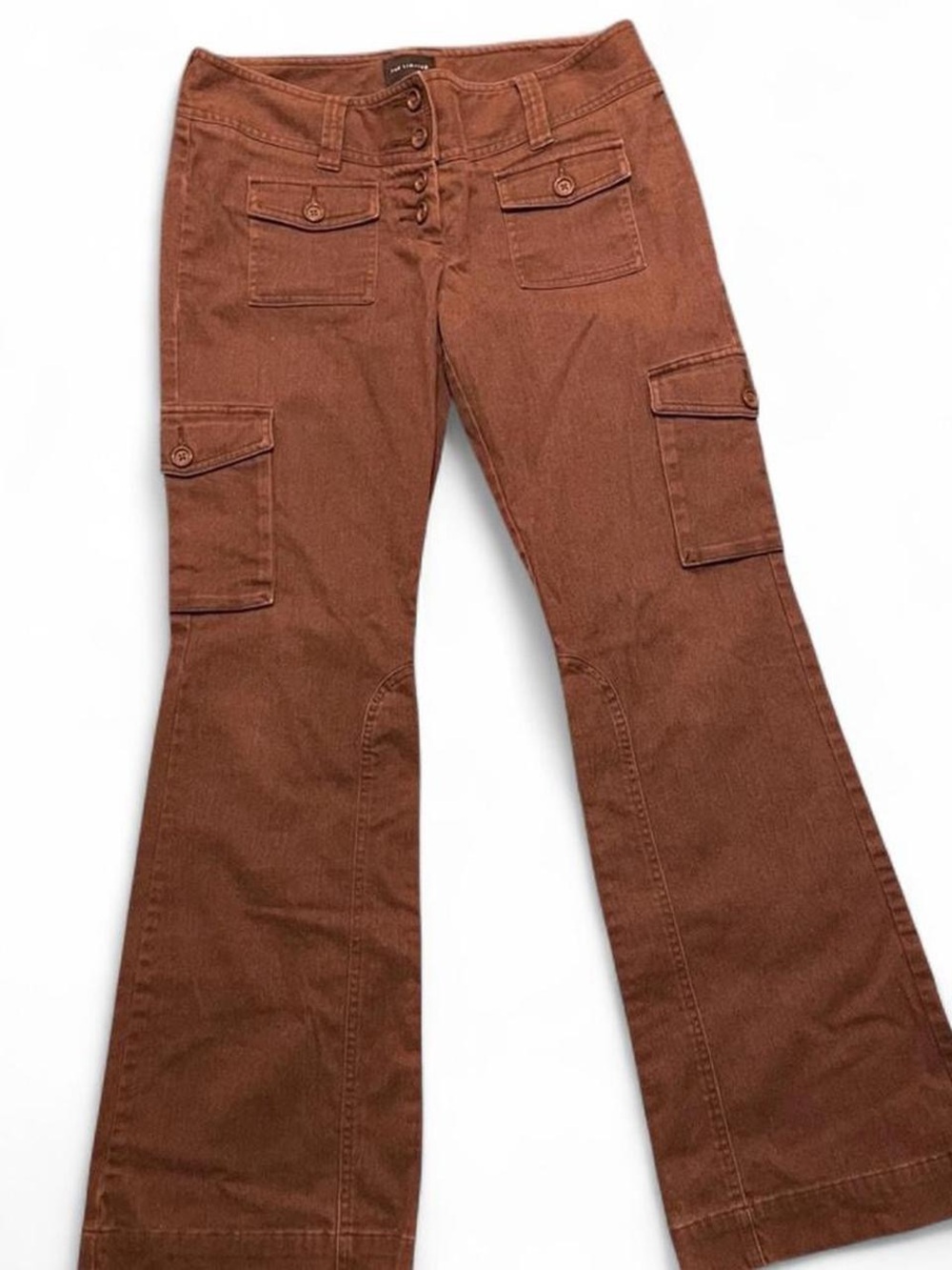 Vintage The Limited Low Rise Flared Cargo Pants